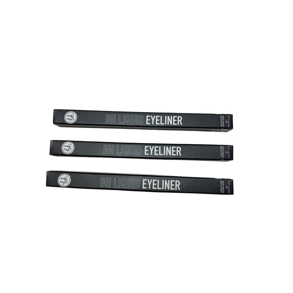 BH Cosmetics Liquid Eye Liner, 0.4 Ounce Black/Noir New in Box Set of 3 - Picture 2 of 4